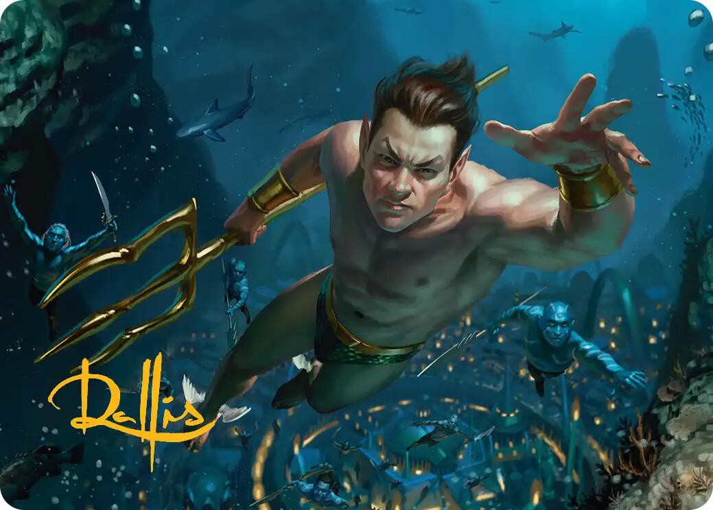 Namor the Sub-Mariner Art Card (Gold-Stamped Signature) [Marvel Super Heroes Art Series] | Black Swamp Games
