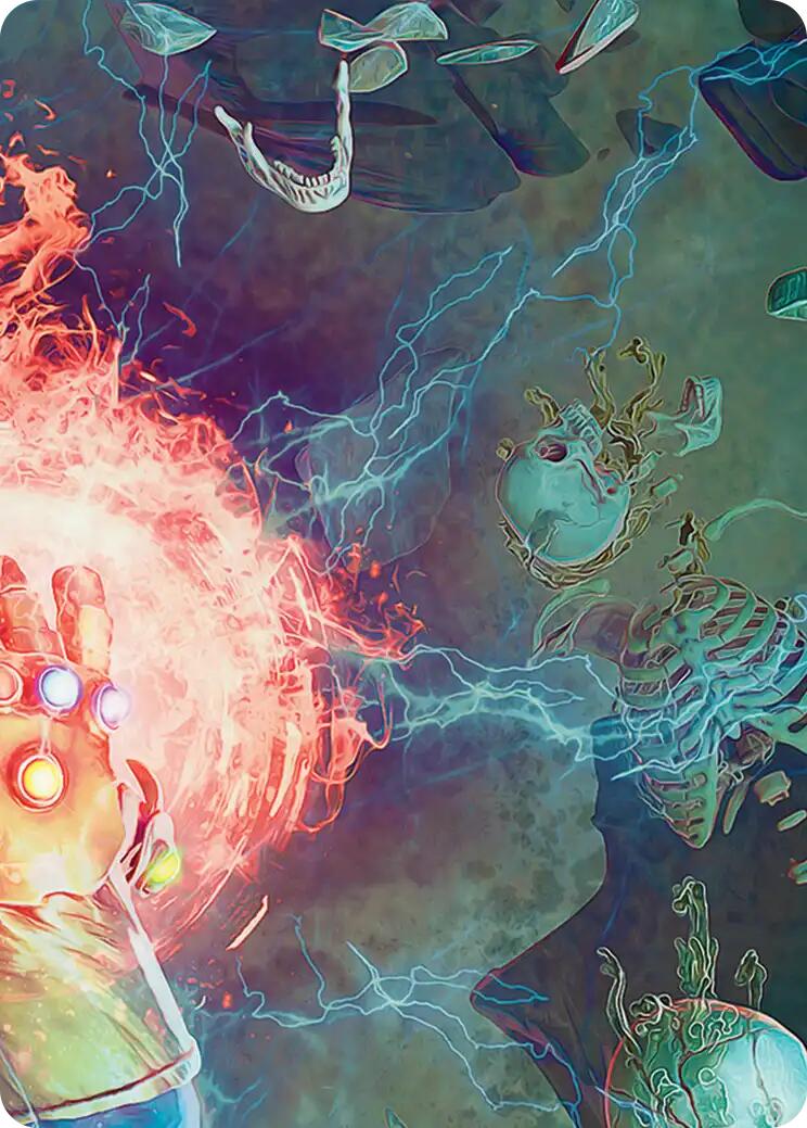 Thanos, the Mad Titan Art Card (3/9) [Marvel Super Heroes Art Series] | Black Swamp Games