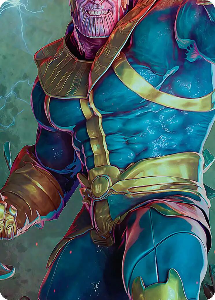Thanos, the Mad Titan Art Card (5/9) [Marvel Super Heroes Art Series] | Black Swamp Games