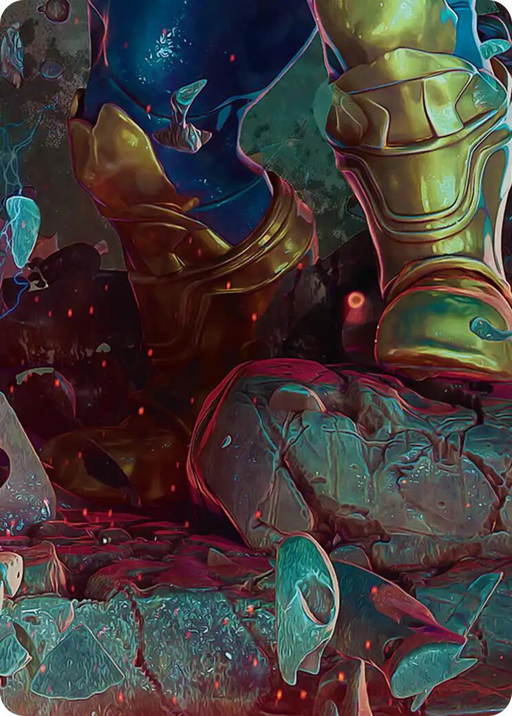 Thanos, the Mad Titan Art Card (8/9) [Marvel Super Heroes Art Series] | Black Swamp Games