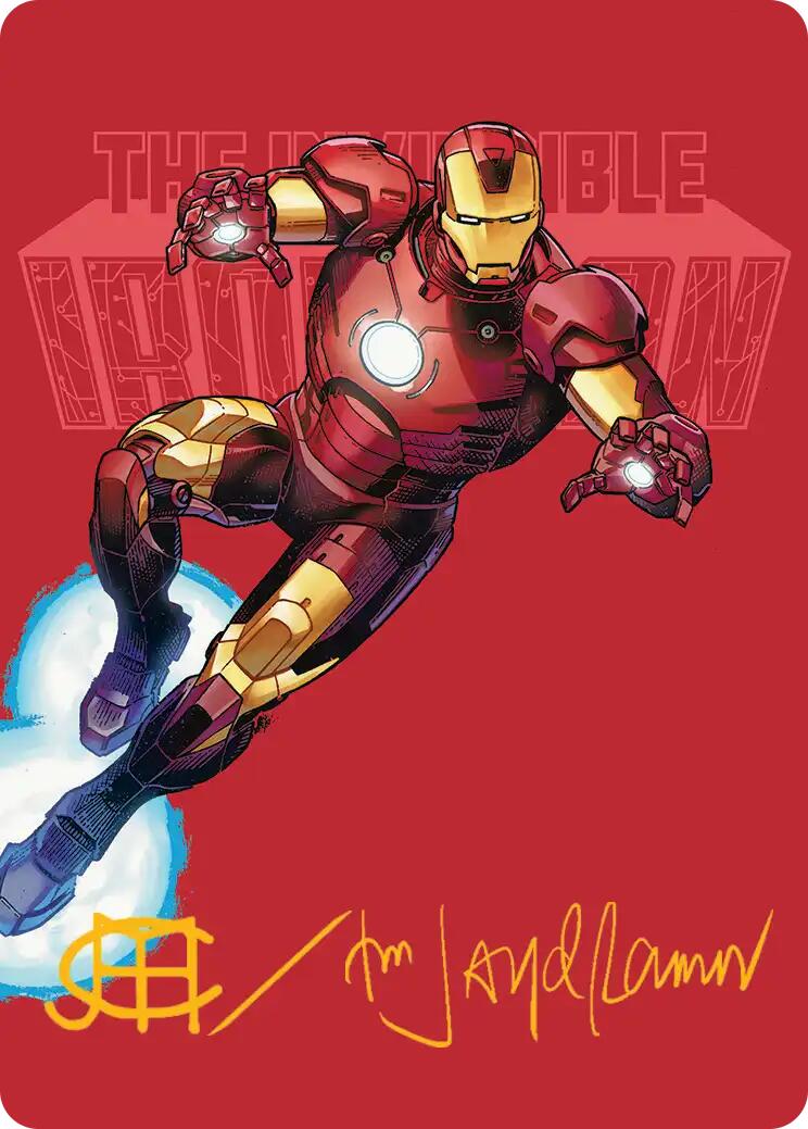 The Invincible Iron Man Art Card (Gold-Stamped Signature) [Marvel Super Heroes Art Series] | Black Swamp Games