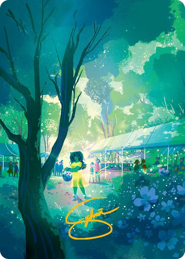 Forest Art Card (Gold-Stamped Signature) [Marvel Super Heroes Art Series] | Black Swamp Games