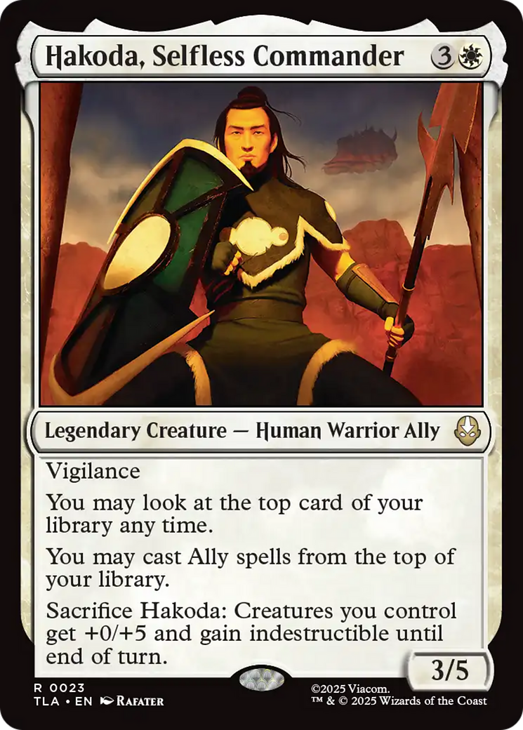 Hakoda, Selfless Commander [Avatar: The Last Airbender] | Black Swamp Games