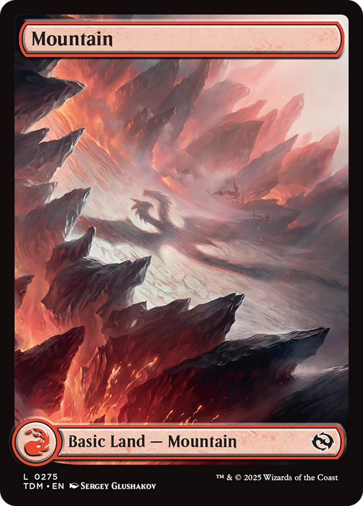 Mountain (0275) [Tarkir: Dragonstorm] | Black Swamp Games