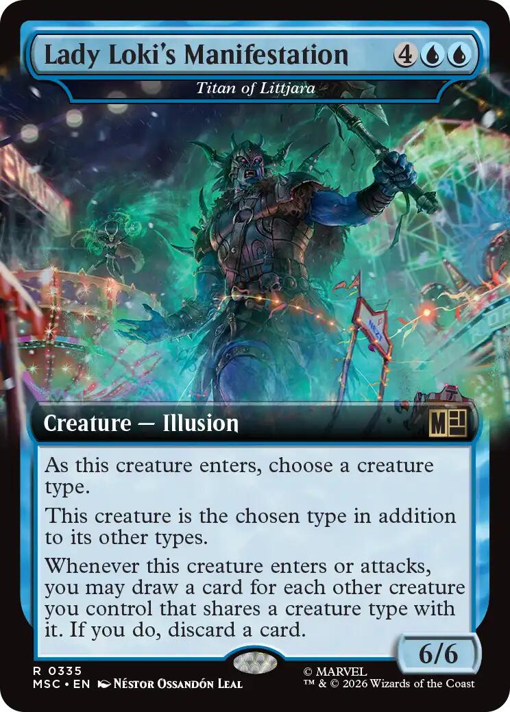 Lady Loki's Manifestation - Titan of Littjara (Extended Art) [Marvel Super Heroes Commander] | Black Swamp Games