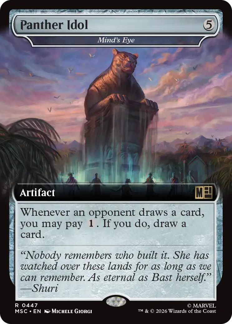 Panther Idol - Mind's Eye (Extended Art) [Marvel Super Heroes Commander] | Black Swamp Games