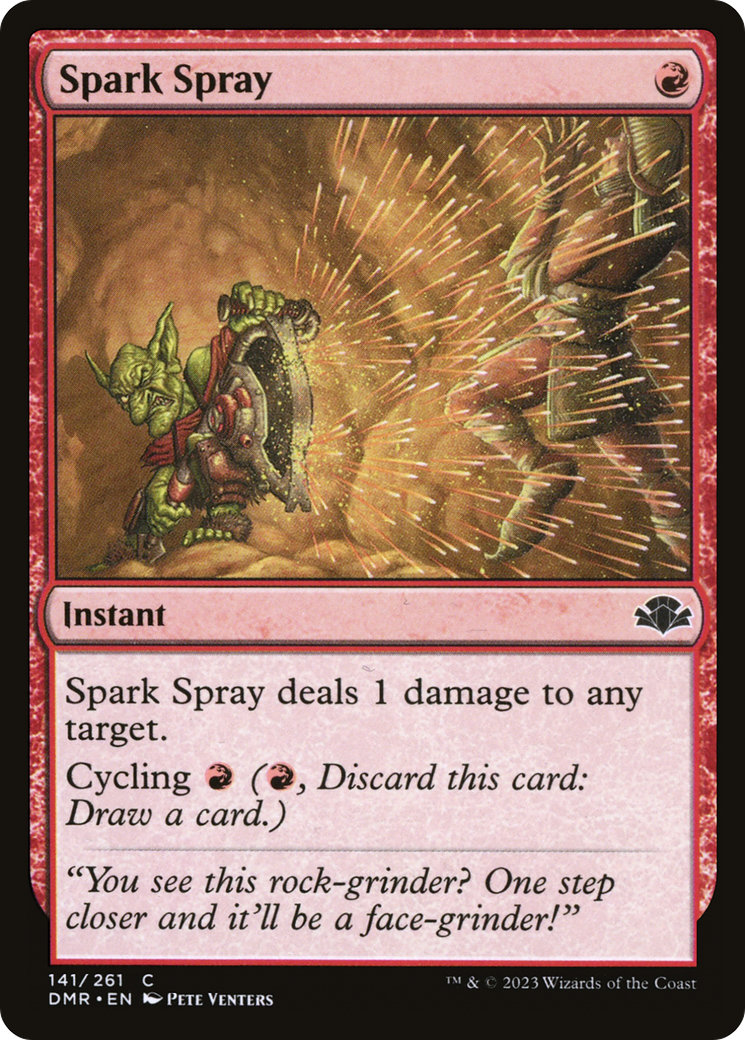 Spark Spray [Dominaria Remastered] | Black Swamp Games