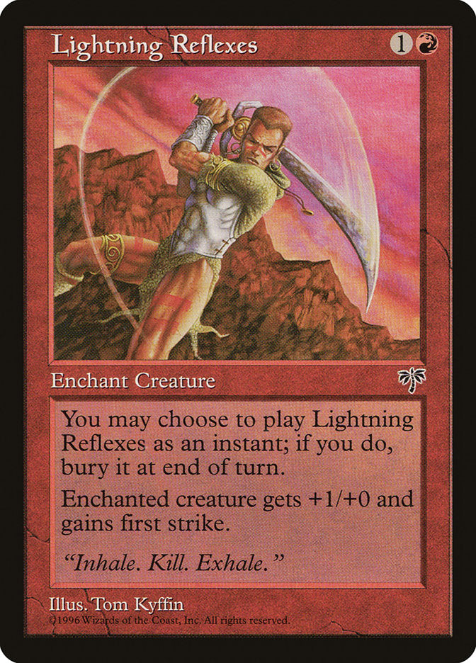 Lightning Reflexes [Mirage] | Black Swamp Games