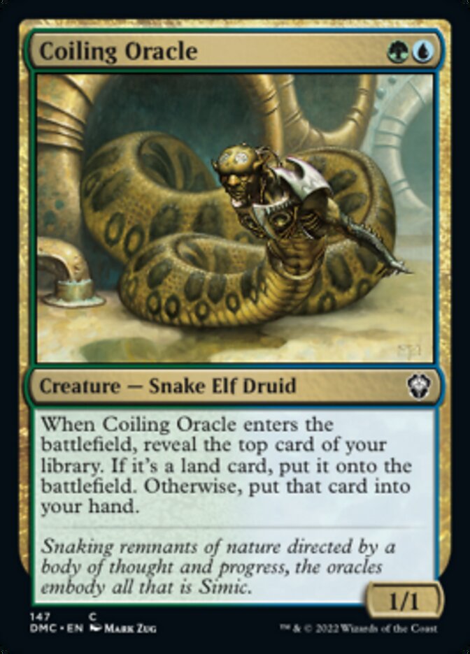 Coiling Oracle [Dominaria United Commander] | Black Swamp Games