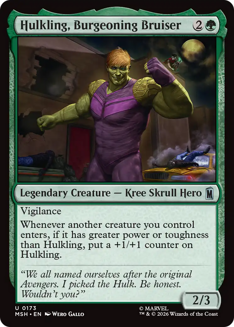 Hulkling, Burgeoning Bruiser [Marvel Super Heroes] | Black Swamp Games