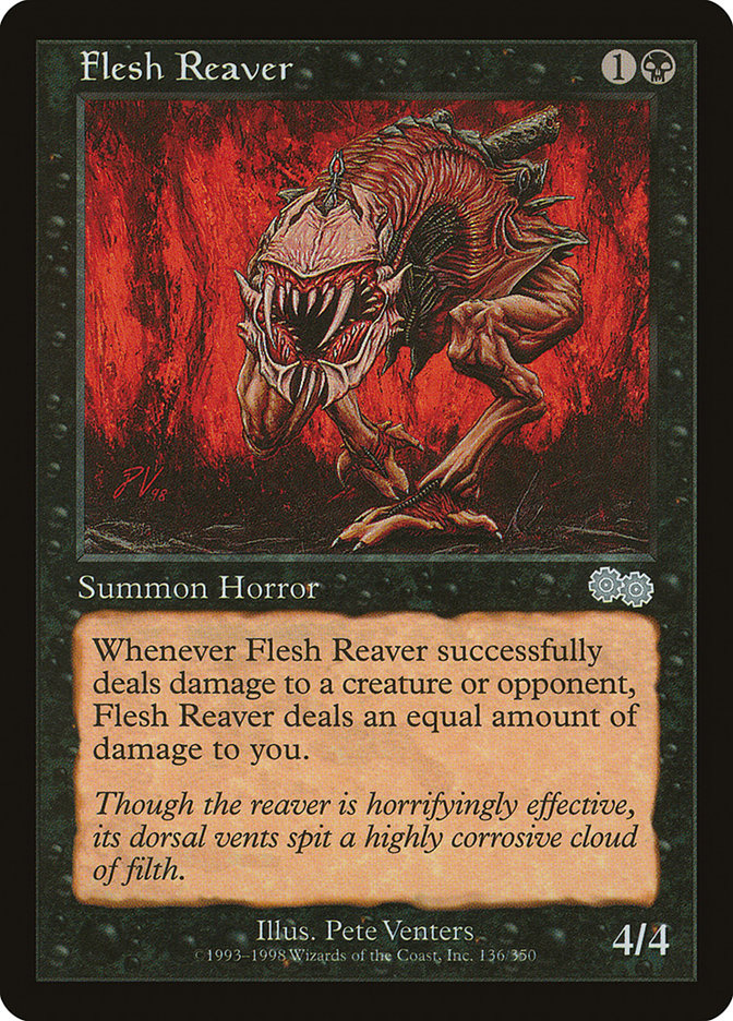 Flesh Reaver [Urza's Saga] | Black Swamp Games