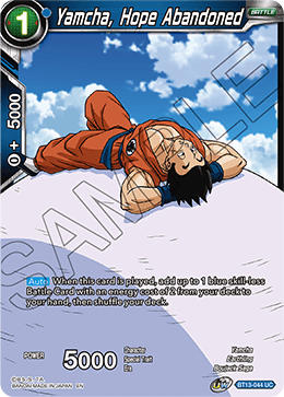 Yamcha, Hope Abandoned (Uncommon) (BT13-044) [Supreme Rivalry] | Black Swamp Games