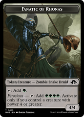 Eldrazi Spawn // Fanatic of Rhonas Double-Sided Token [Modern Horizons 3 Tokens] | Black Swamp Games