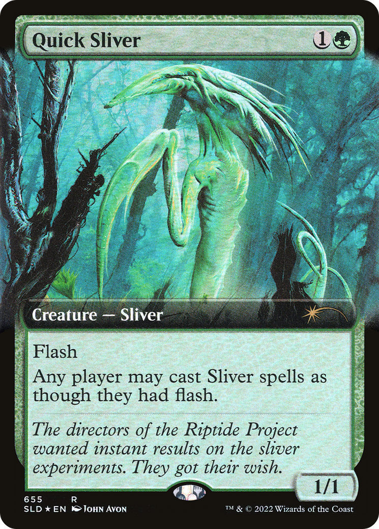 Quick Sliver (Extended Art) [Secret Lair Drop Promos] | Black Swamp Games