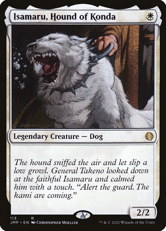 Isamaru, Hound of Konda [Jumpstart] | Black Swamp Games