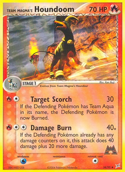 Team Magma's Houndoom (34/95) [EX: Team Magma vs Team Aqua] | Black Swamp Games