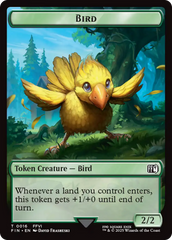 Hero (0007) // Bird (0016) Double-Sided Token [FINAL FANTASY Tokens] | Black Swamp Games