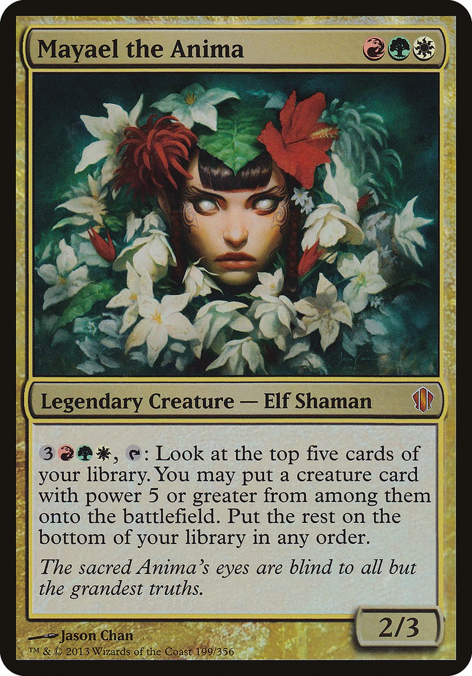 Mayael the Anima (Oversized) [Commander 2013 Oversized] | Black Swamp Games