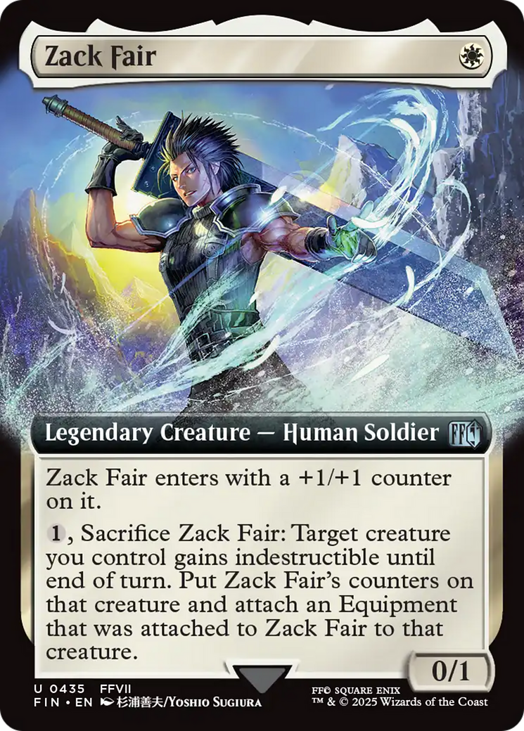 Zack Fair (Extended Art) [FINAL FANTASY] | Black Swamp Games