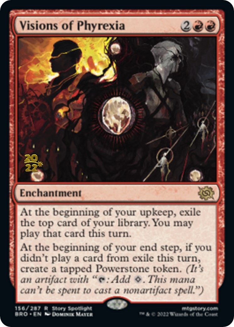 Visions of Phyrexia [The Brothers' War Prerelease Promos] | Black Swamp Games