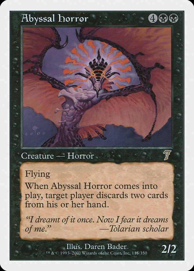 Abyssal Horror [Seventh Edition] | Black Swamp Games