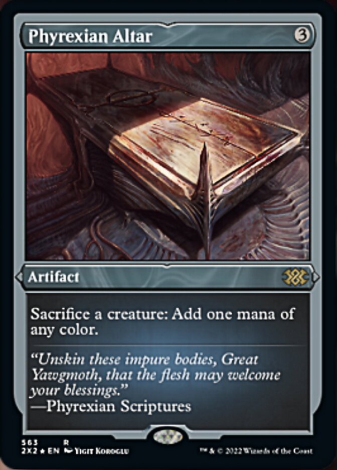 Phyrexian Altar (Foil Etched) [Double Masters 2022] | Black Swamp Games
