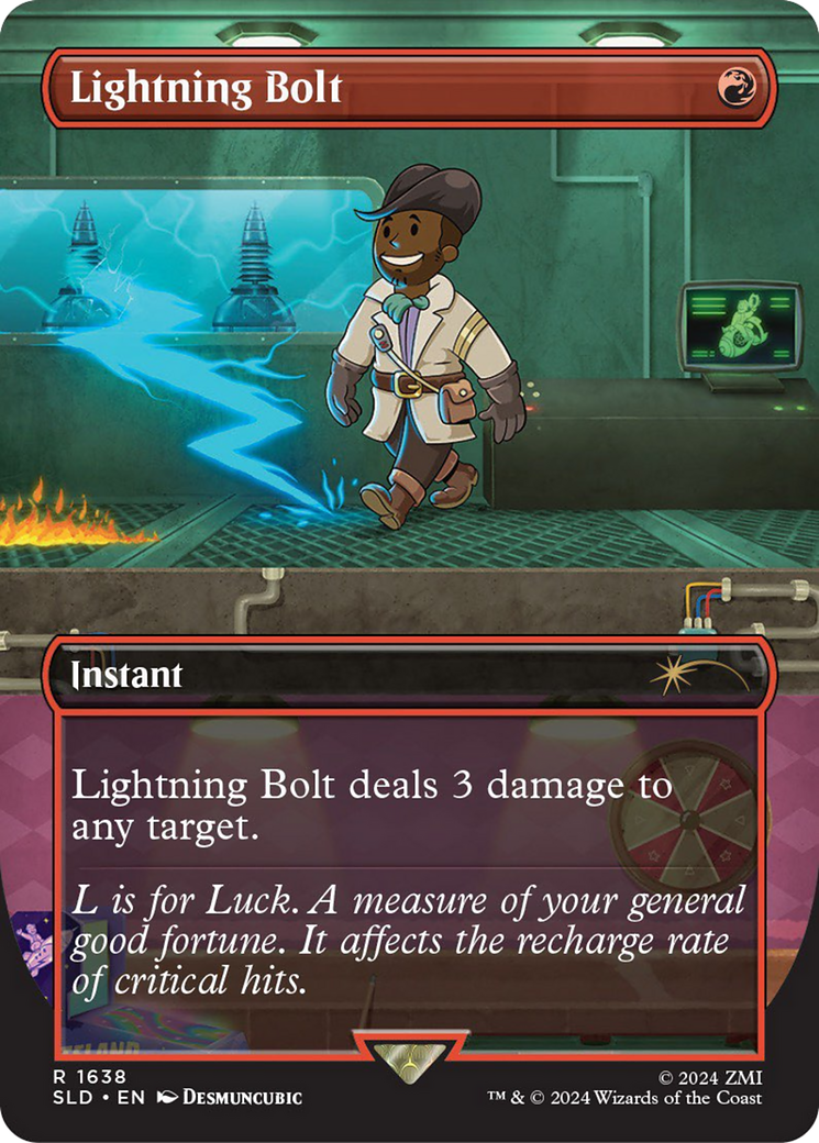 Lightning Bolt (1638) (Rainbow Foil) [Secret Lair Drop Series] | Black Swamp Games