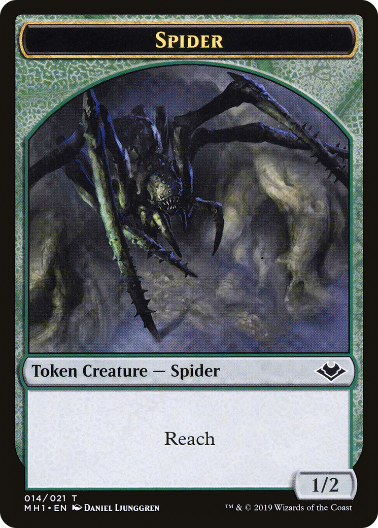 Shapeshifter // Spider Double-Sided Token [Modern Horizons Tokens] | Black Swamp Games