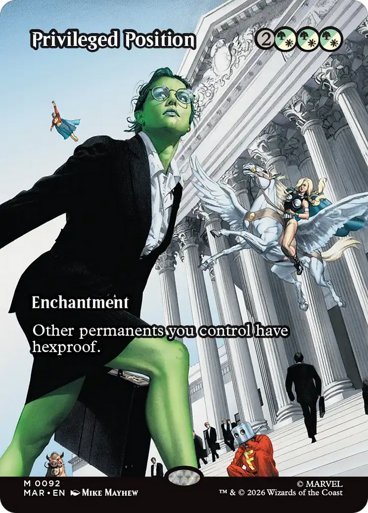 Privileged Position (Borderless) [Marvel Universe: Eternal-Legal] | Black Swamp Games