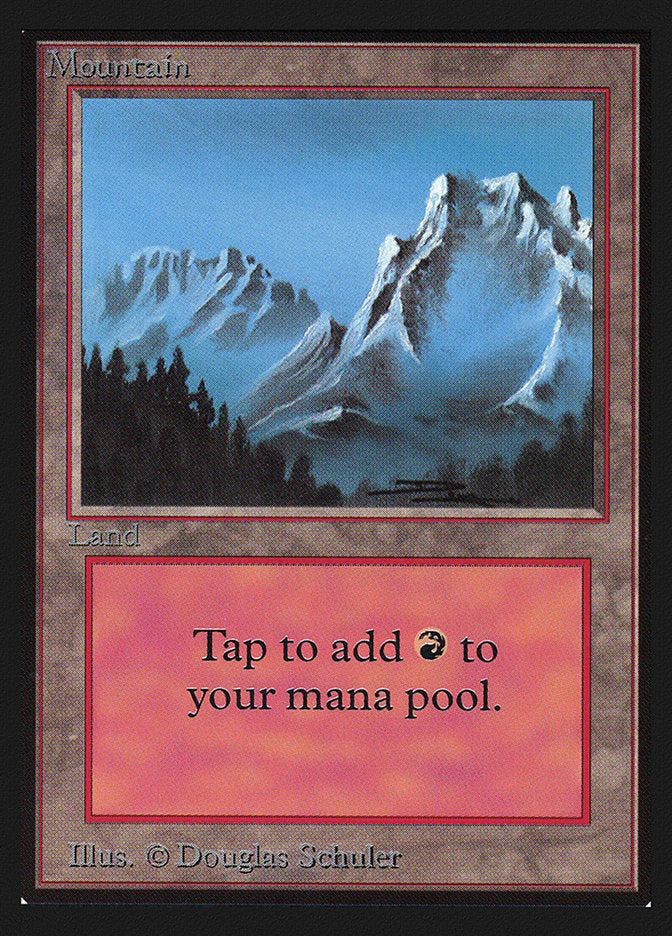 Mountain (Snow Top / Highest Point on Right) [International Collectors' Edition] | Black Swamp Games