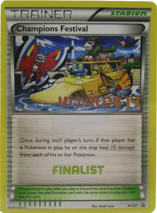 Champions Festival (XY27) (2014 Finalist) [XY: Black Star Promos] | Black Swamp Games