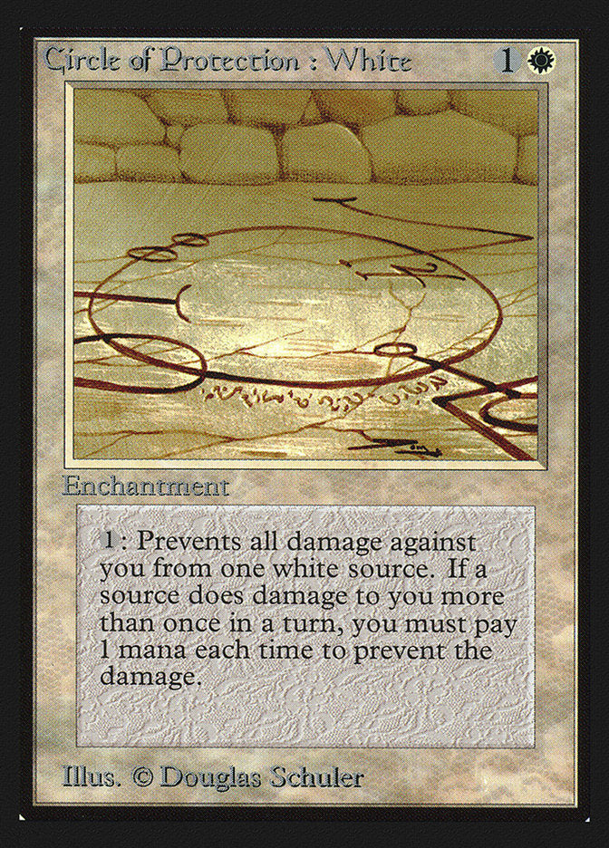Circle of Protection: White [Collectors' Edition] | Black Swamp Games