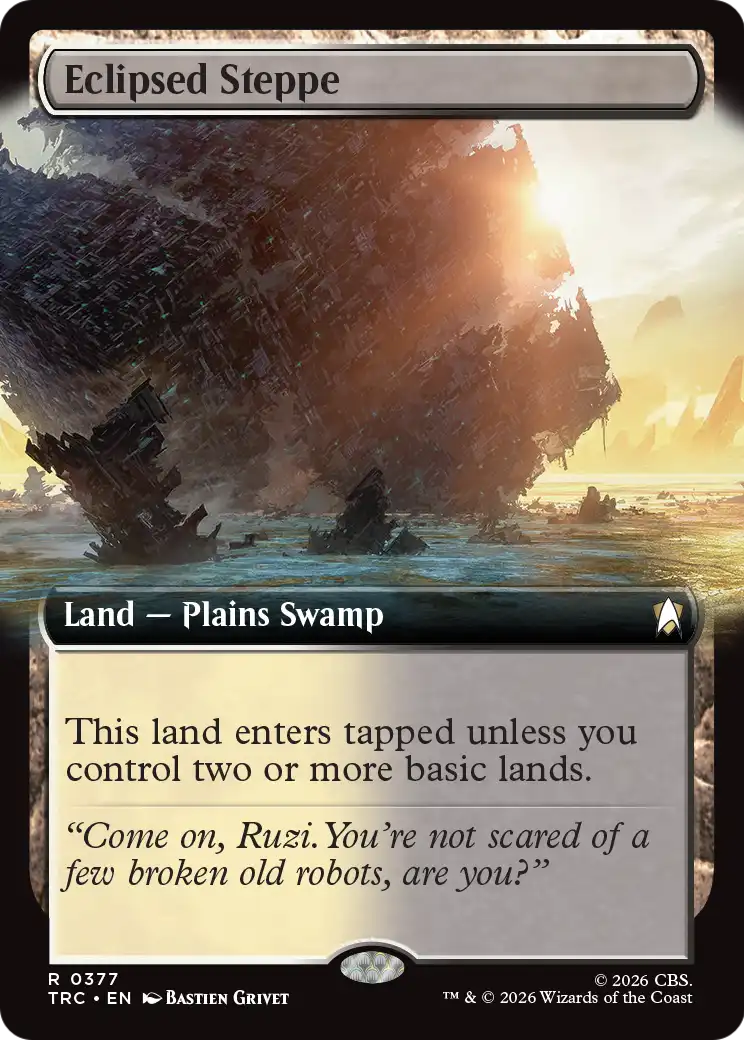 Eclipsed Steppe (Extended Art) [Star Trek Commander] | Black Swamp Games