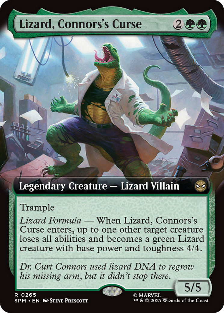 Lizard, Connors's Curse (Extended Art) [Marvel's Spider-Man] | Black Swamp Games