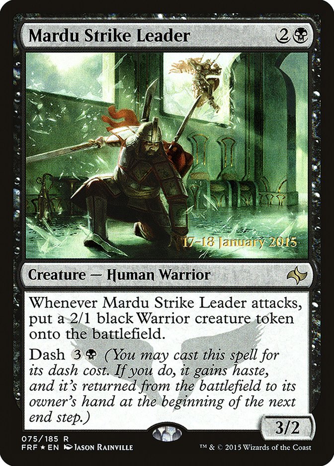 Mardu Strike Leader [Fate Reforged Prerelease Promos] | Black Swamp Games