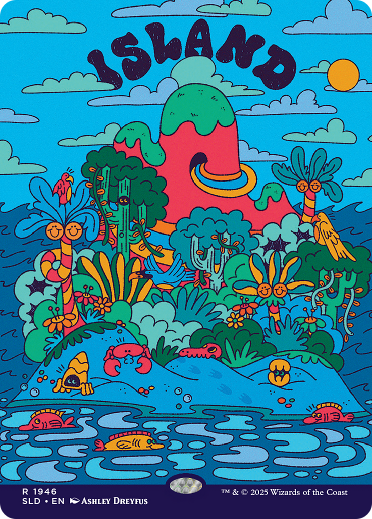 Island (1946) (Rainbow Foil) [Secret Lair Drop Series] | Black Swamp Games