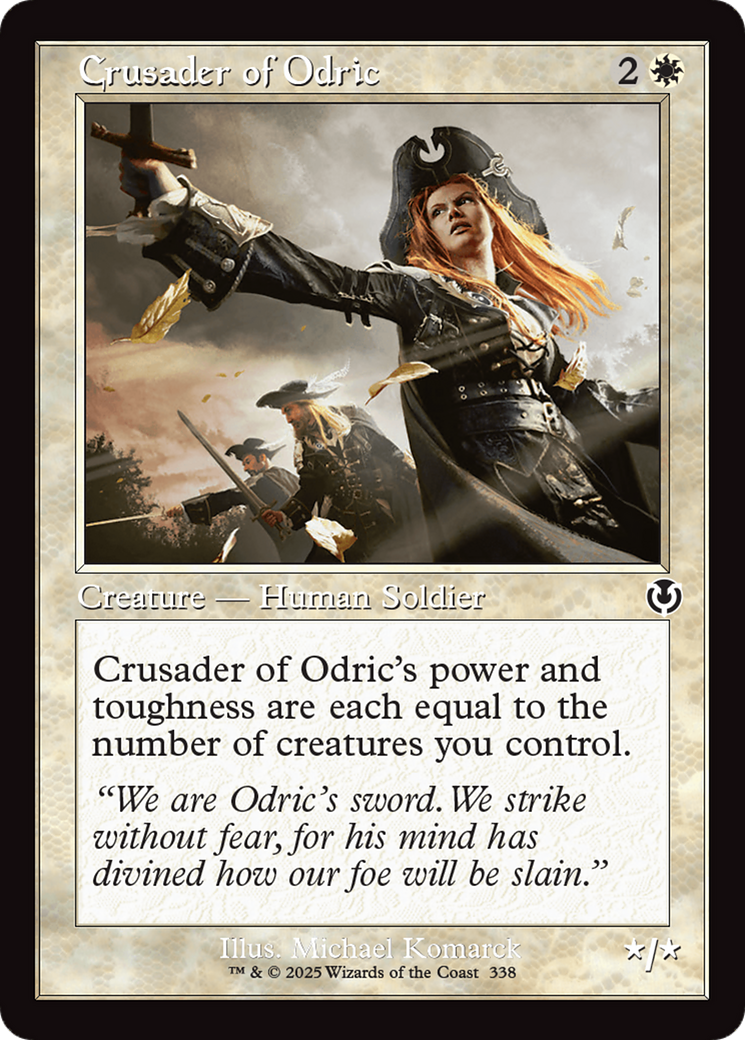 Crusader of Odric (Retro Frame) [Innistrad Remastered] | Black Swamp Games