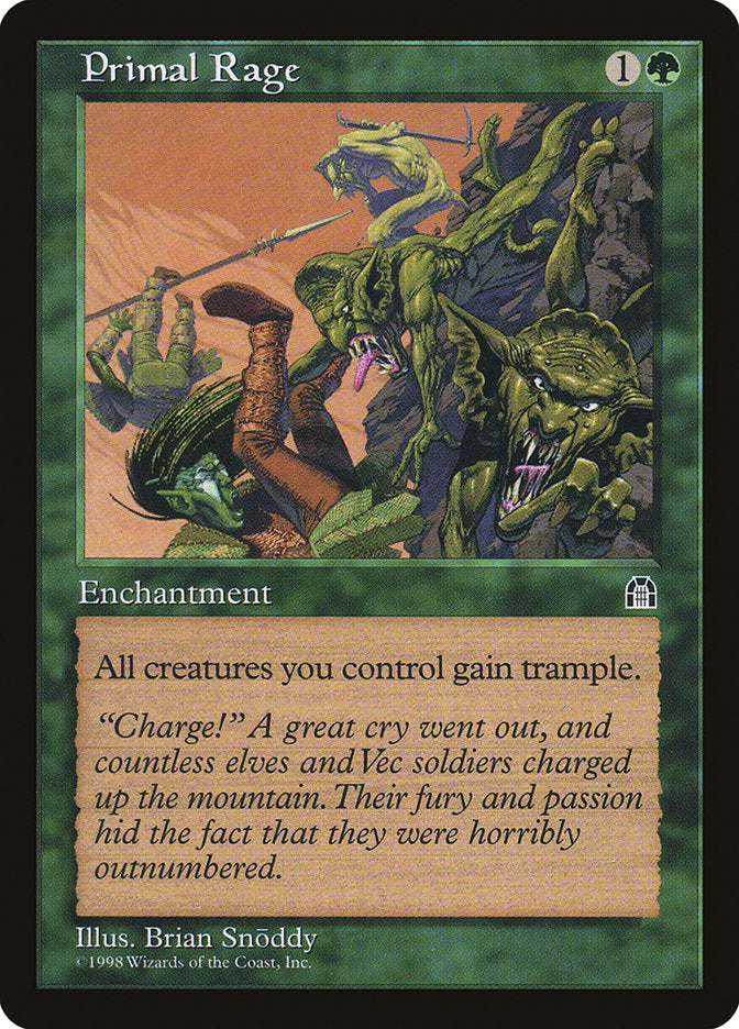 Primal Rage [Stronghold] | Black Swamp Games