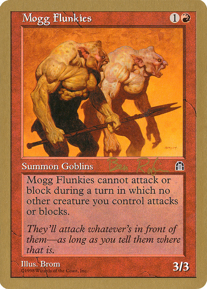 Mogg Flunkies (Ben Rubin) [World Championship Decks 1998] | Black Swamp Games