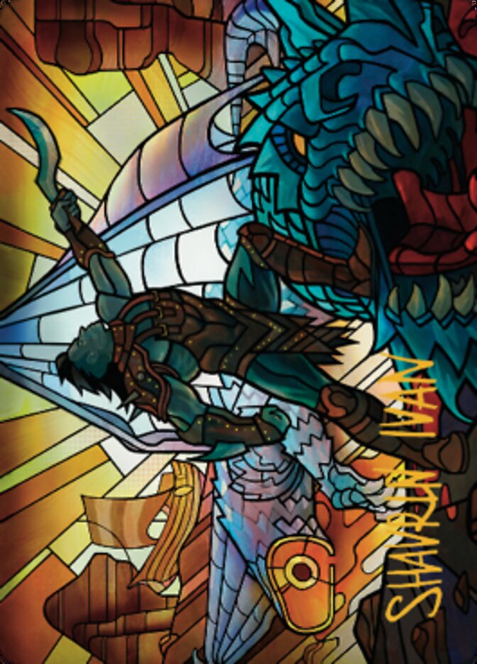 Astor, Bearer of Blades Art Card (Gold-Stamped Signature) [Dominaria United Art Series] | Black Swamp Games