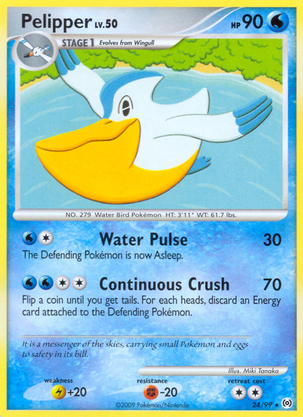 Pelipper (24/99) [Platinum: Arceus] | Black Swamp Games