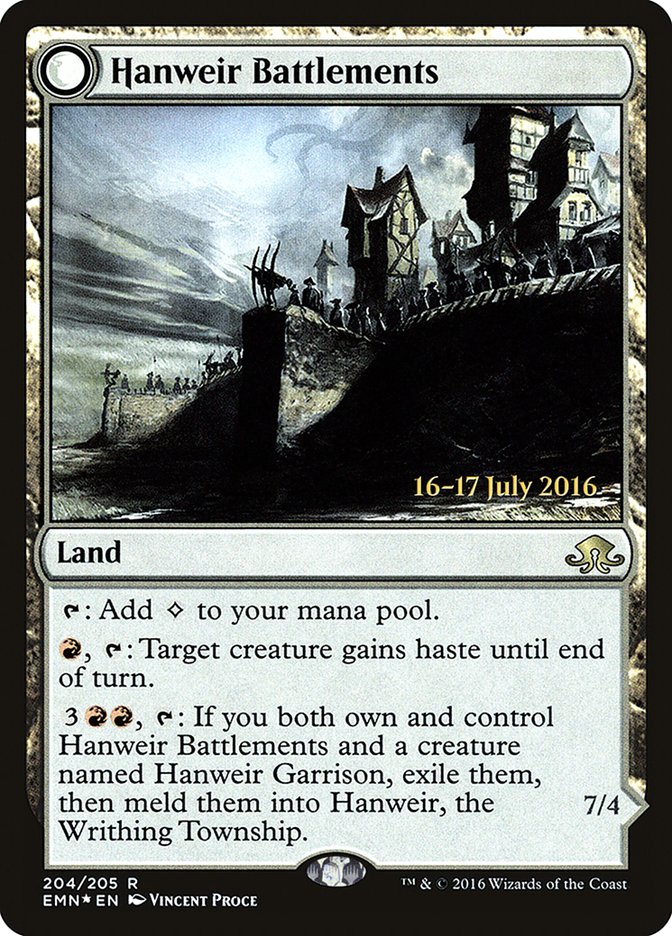 Hanweir Battlements [Eldritch Moon Prerelease Promos] | Black Swamp Games