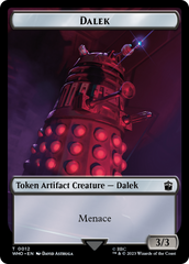 Dalek // Alien Salamander Double-Sided Token [Doctor Who Tokens] | Black Swamp Games