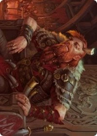 Arni Brokenbrow Art Card [Kaldheim Art Series] | Black Swamp Games