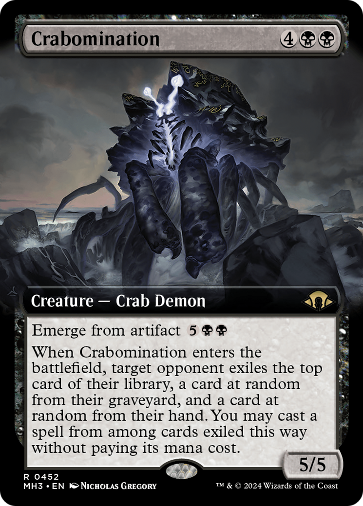 Crabomination (Extended Art) [Modern Horizons 3] | Black Swamp Games