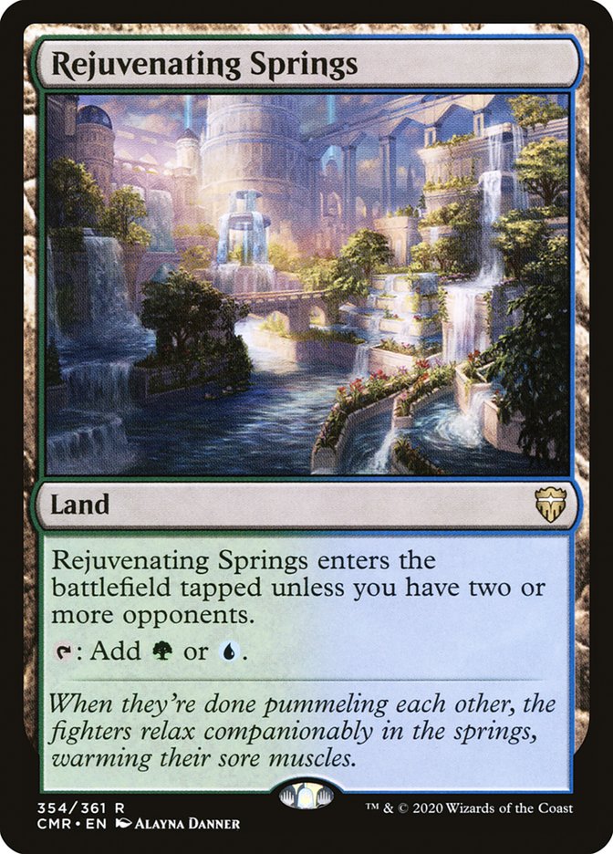 Rejuvenating Springs [Commander Legends] | Black Swamp Games