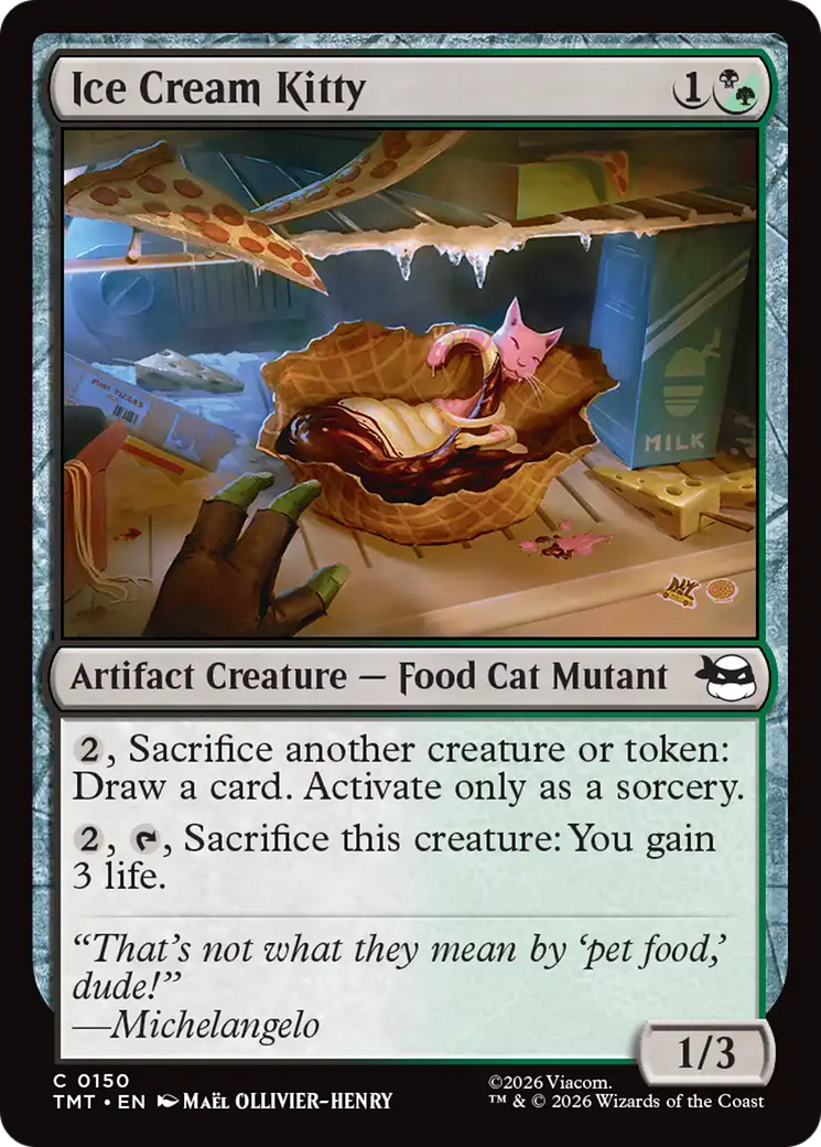 Ice Cream Kitty [Teenage Mutant Ninja Turtles] | Black Swamp Games
