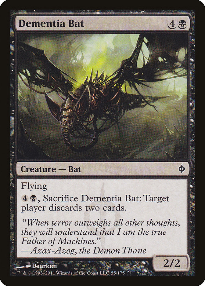 Dementia Bat [New Phyrexia] | Black Swamp Games