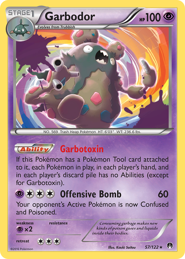Garbodor (57/122) [XY: BREAKpoint] | Black Swamp Games