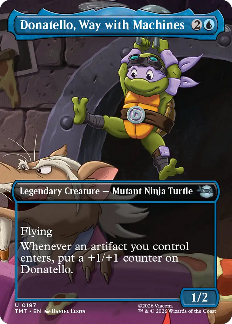 Donatello, Way with Machines (Borderless) [Teenage Mutant Ninja Turtles] | Black Swamp Games